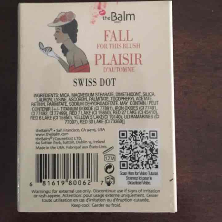 Thebalm Instain blush in Swiss Dot