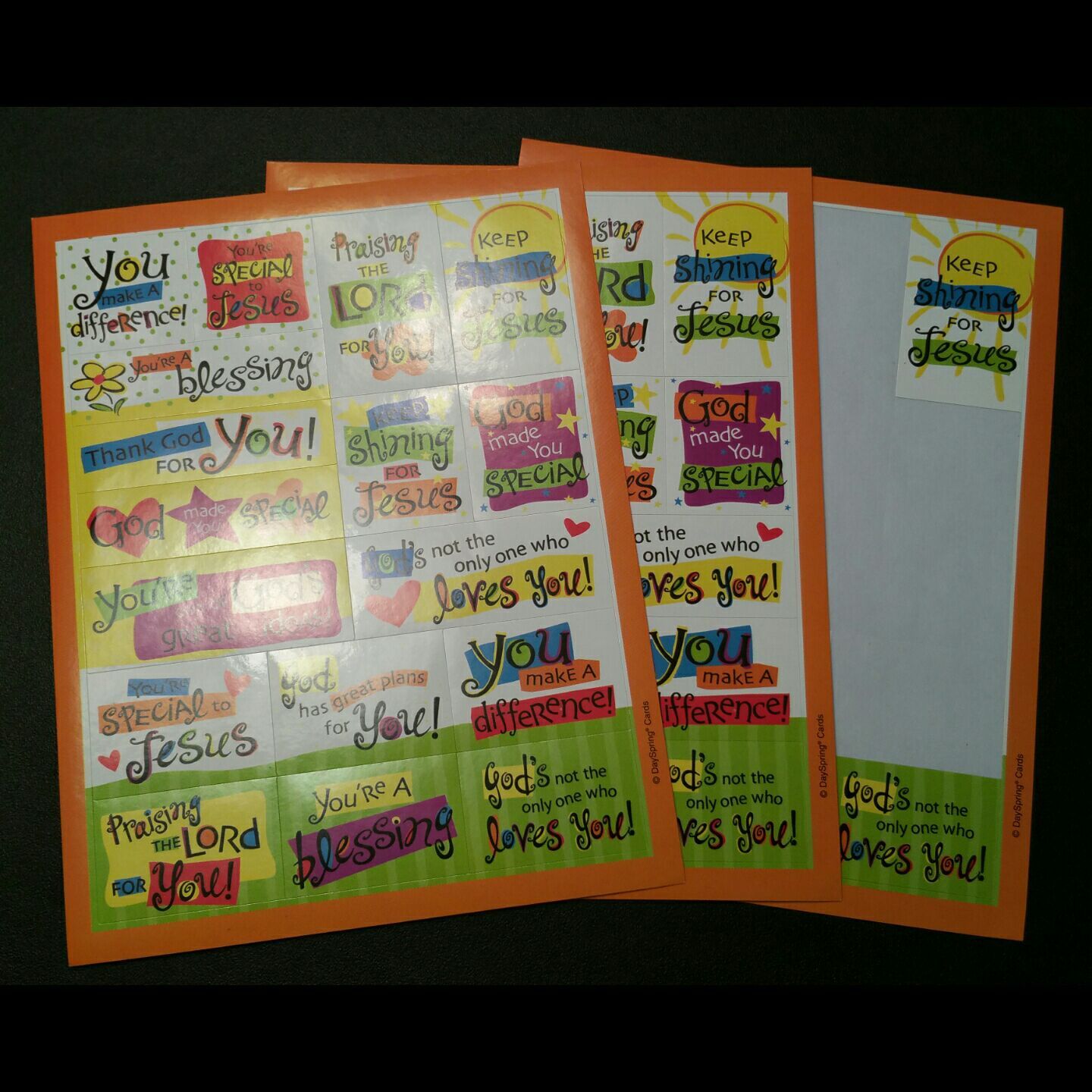 130+ Christian encouragement stickers
