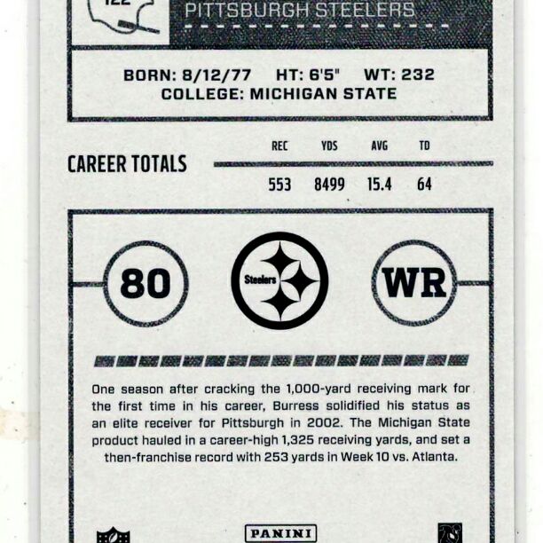 Plaxico Burress 2016 Classics Legends