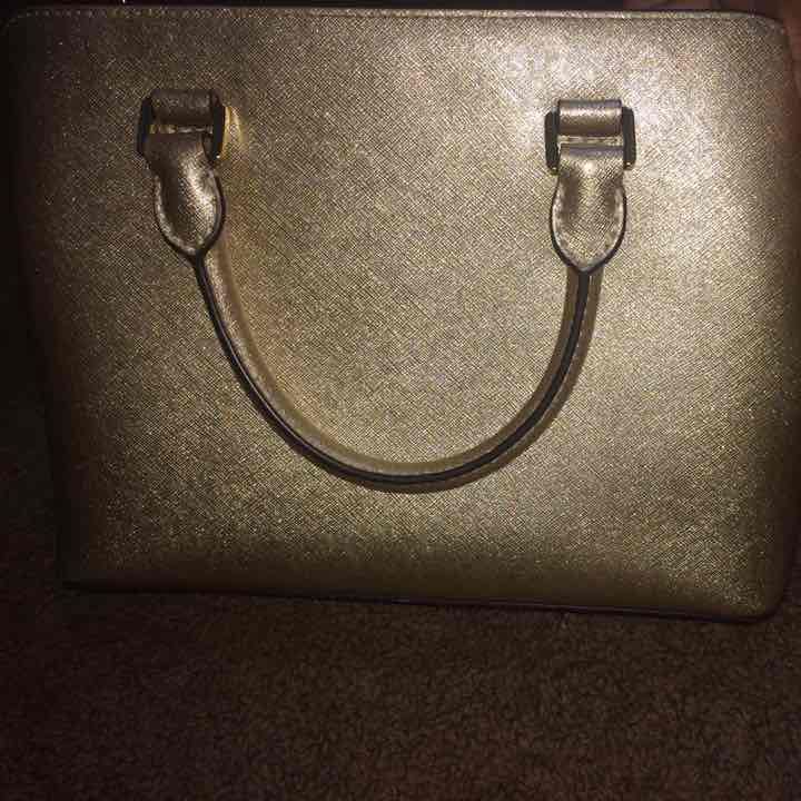 Authentic Michael Kors Pale Gold Satchel