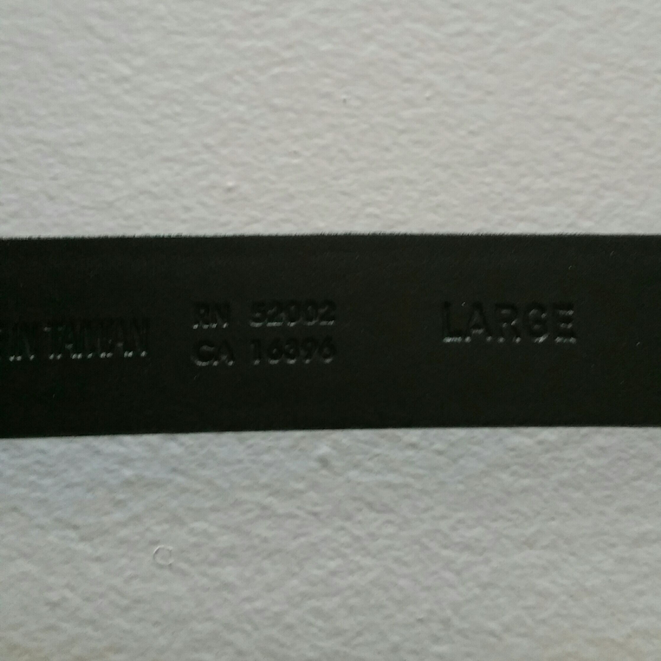 Old Navy black leather belt, L/Large