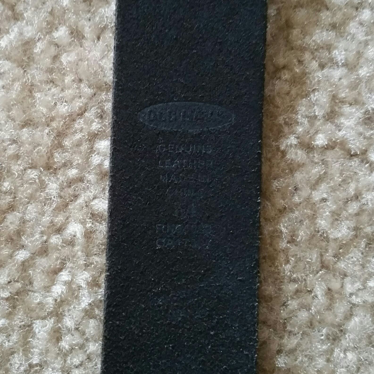 Old Navy black leather belt, L/Large