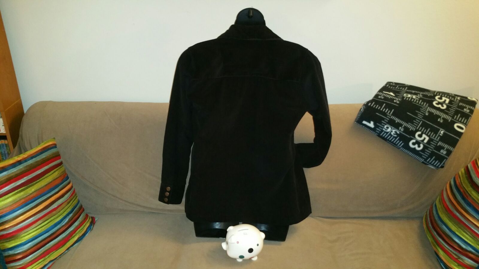 Black corduroy jacket Women's Large L