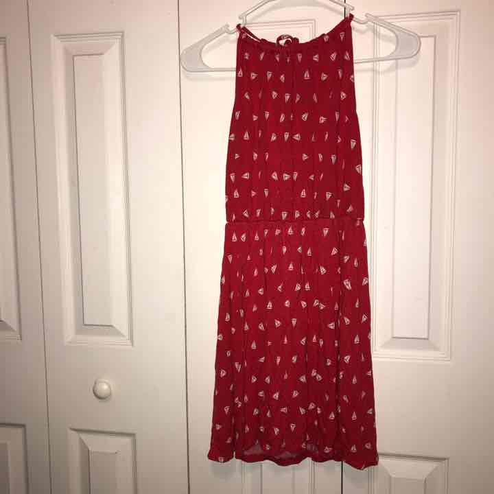 Old Navy Red Sailboat Dress