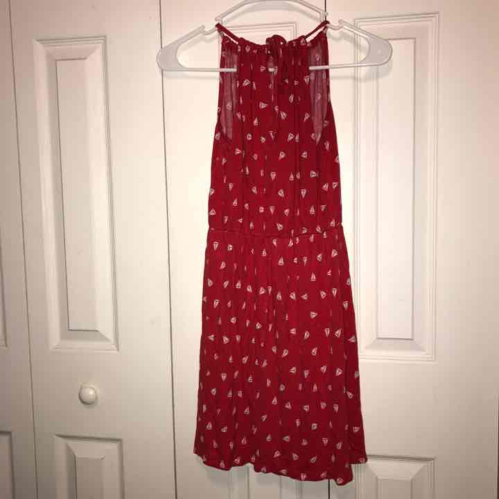 Old Navy Red Sailboat Dress