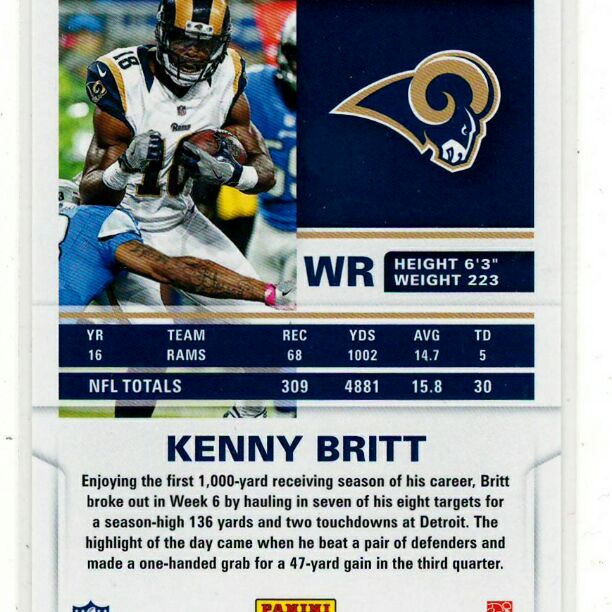 Kenny Britt 2016 Classics - 2-Card Lot