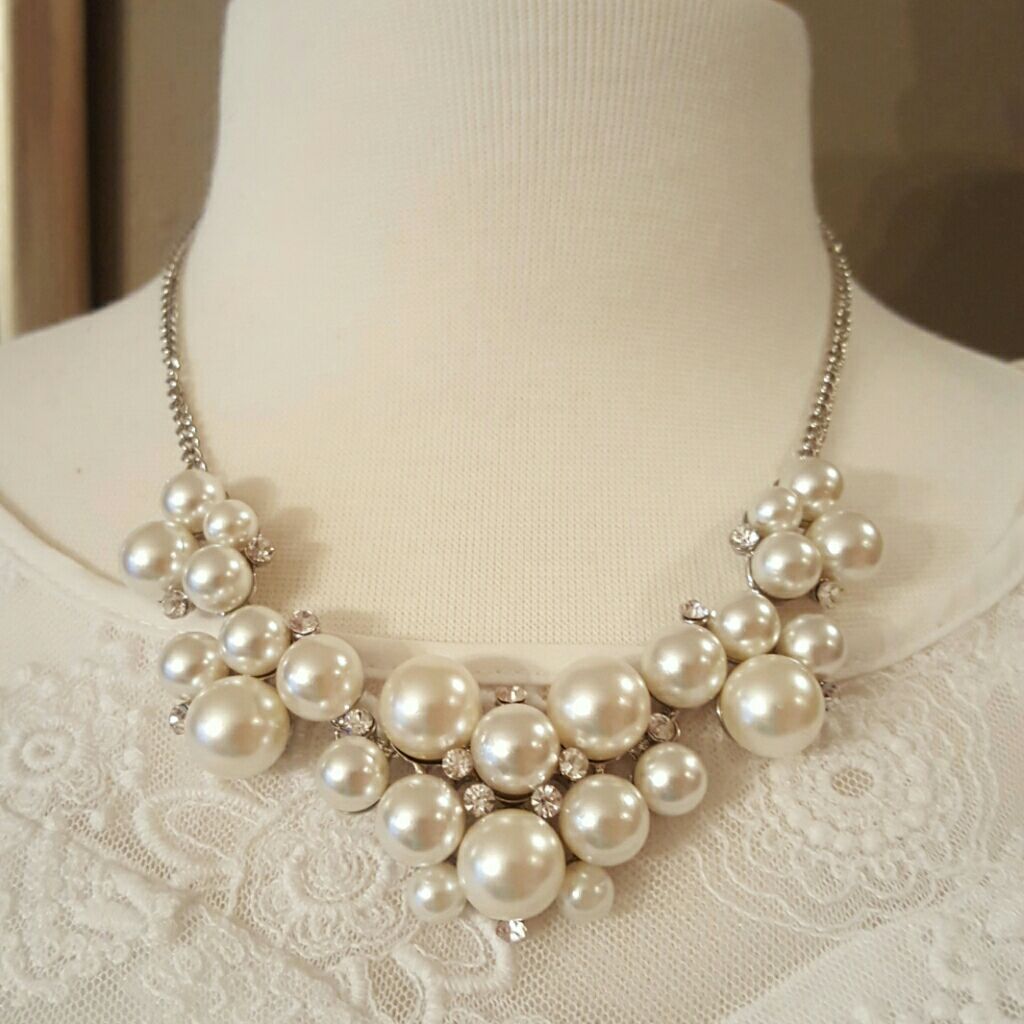 Fashion bubble necklace/ earring set