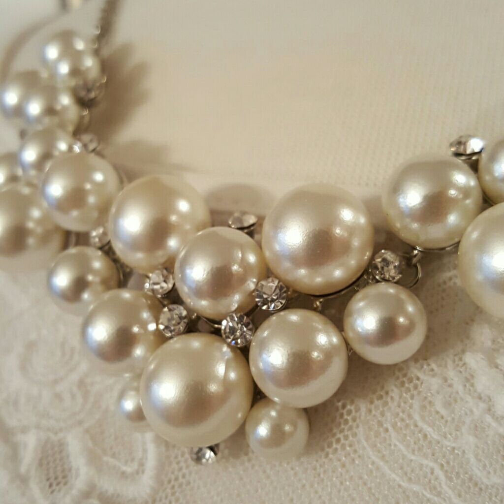 Fashion bubble necklace/ earring set