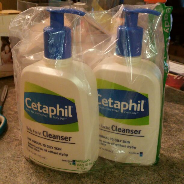 TWO Cetaphil Daily Facial Cleansers 16oz