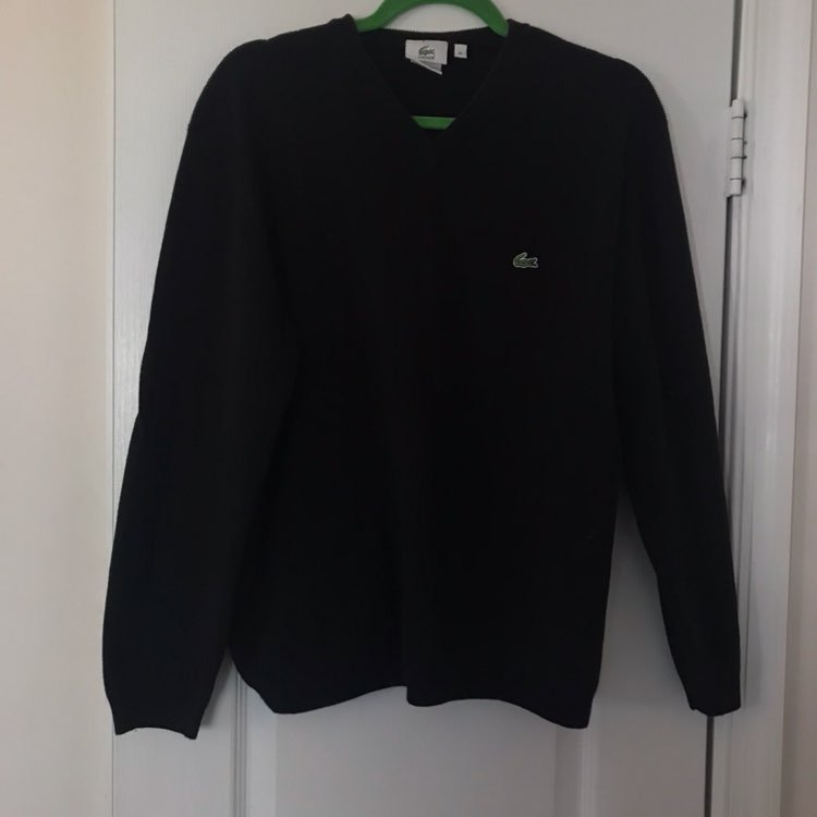 Black V Neck Sweater