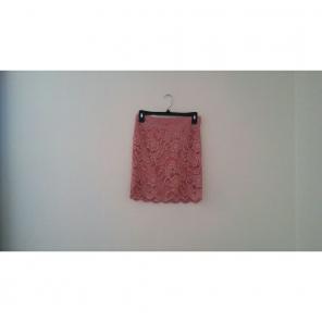 Pink Lace Skirt