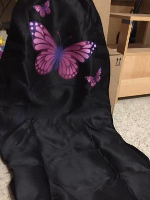 Pink Butterfly Universal Car Seat Covers