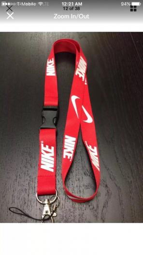 Red Nike Lanyard
