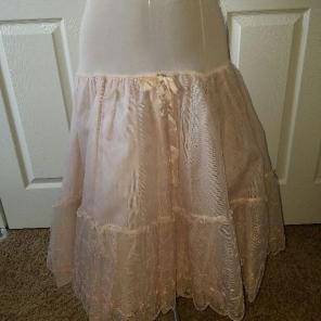 Vintage HOOPS! MY DEAR Petticoat 3 Layer