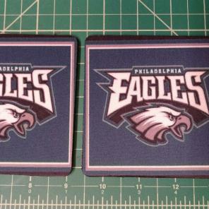 2pc Eagles Coaster Set of 2.