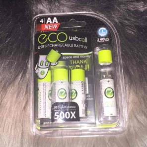 USB rechargeable batteries AA