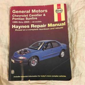 Haynes car repair book
