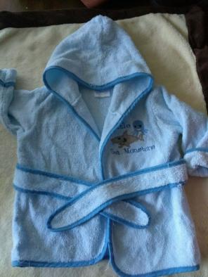 Baby bath robe