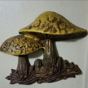 Midcentury Mushroom wall decor