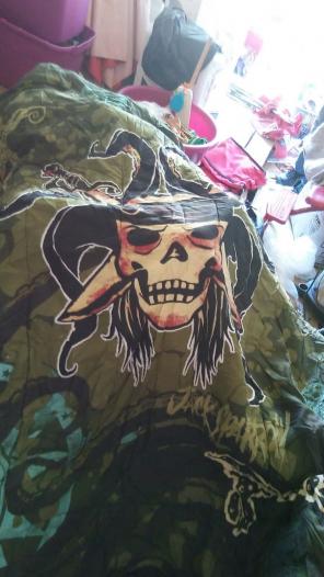 Pirates of the carriben comforter