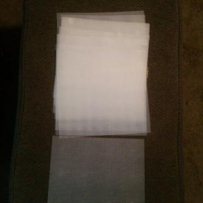 14 sheets 10 mesh plastic canvas