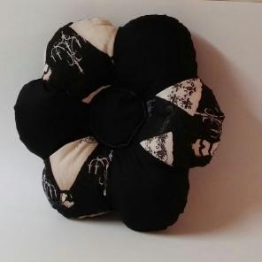 French Couture Dress Flower Pillow