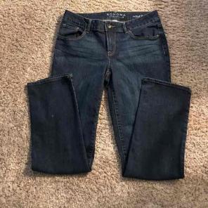 NWOT Sonoma Jeans Size 8P Midrise Stra