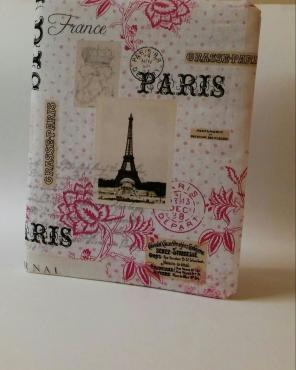 Pink Paris Large Notebook