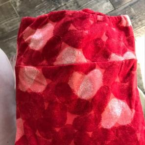 Lularoe TC Thumbprint Hearts Valentines