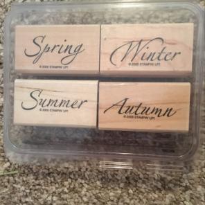 Stampin Up Seasons Stamp Pack