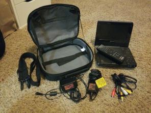 Sony Portable DVD Player w/ Travel Bag