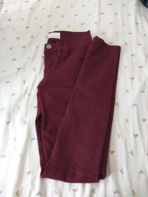 RSQ Maroon Skinny Jeans Size 1