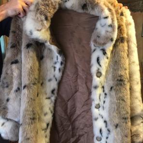 Fur Coat Women's Size L
