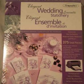 Wedding stationary NEVER OPENED- 375/pcs