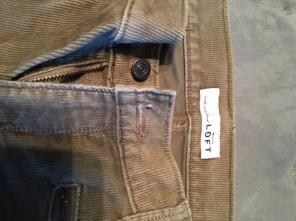 Cropped Corduroy Loft Pants