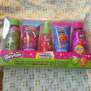 Shopkins Bath & Body set 5pcs