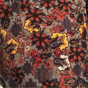 TC Lularoe EUC purple floral leggings