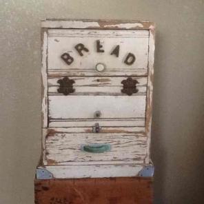 Very Old Wooden Bread Box