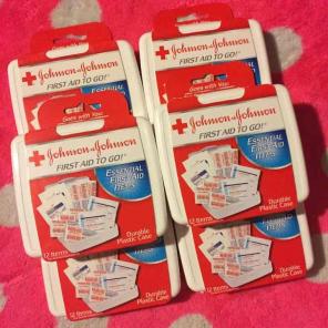 Johnson & Johnson First Aid To-go Kits
