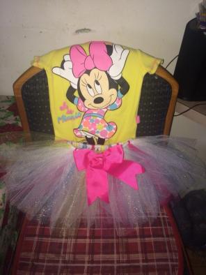 Yellow Minnie Mouse Tutu Set
