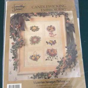 Victorian Nosegay picture embroidery kit
