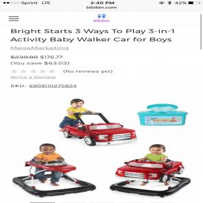 Hummer Baby Walker 3 In 1