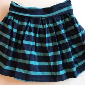 Girl's striped skirt