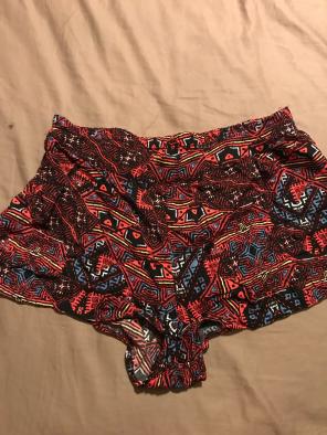 Multi Colored Print Shorts
