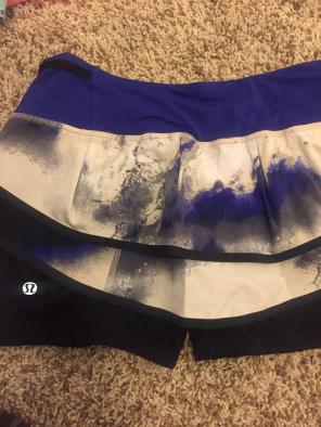 Lululemon Blue & White Skirt