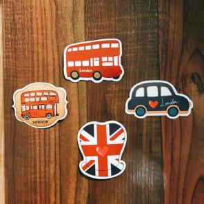 London vinyl sticker lot