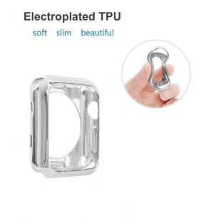 Silver Apple Watch Case