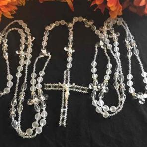 Wedding Lasso Crystal ball silver