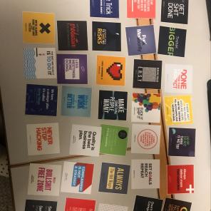 38 Piece startup Vitamins Stickers