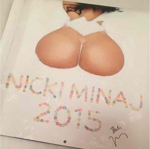 rare signed nicki minaj 2015 calendar